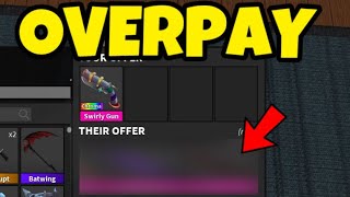 I Got Offered THIS For CHROMA SWIRLY GUN In MM2 [upl. by Laehcor]