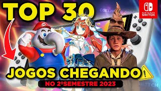 A lista INSANA de jogos do futuro do Nintendo Switch pra hater chorar TOP 30 JOGOS 2023 e 2024 20 [upl. by Selin]