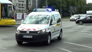 Berlin BVG Betriebsaufsicht PKW  Berlin public transit emergency car responding GER  962016 [upl. by Shute]