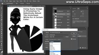 Photoshop Apply Image Tutorial For Screen Printing [upl. by Bacon]