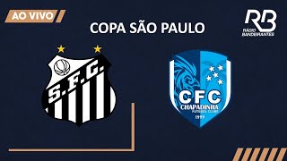 🔴 COPA SP DE FUTEBOL JUNIOR  SANTOS X CHAPADINHA  12012022  Pedro Martelli e Zaidan [upl. by Vikki257]