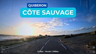 COUCHER DE SOLEIL SUR QUIBERON  SETRA S516HD  4K60 [upl. by Yanrahc]