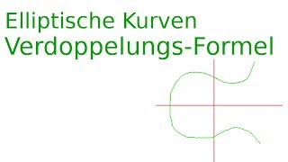 Elliptische Kurven  VerdoppelungsFormel [upl. by Seessel]