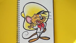 Speedy Gonzales en speed drawing [upl. by Aneeled13]