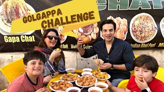 Golgappa Challenge On Food Street  Fatima Effendi  Kanwar Arsalan [upl. by Claudelle]