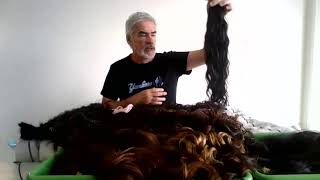 Quer comprar Cabelo Brasileiro Top de linha com qualidade superior e nao sabe a onde Veja o video [upl. by Atalee]