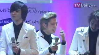 120413 INFINITESamsung Galaxy Player launch partyTV Daily [upl. by Kirchner]