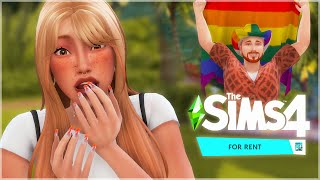 HOŞLANDIĞIMIZ KOMŞUMU GAY ÇIKTI 😞İSYAN ETTİLER  the sims 4 for rent expansion pack türkçe oynanış [upl. by Benjamen238]