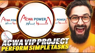 ACWA POWER VIP PLATFORM 🔥EARN USDT BY DOING TASKS🔥 [upl. by Esbensen830]