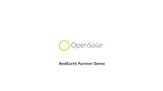 RedEarth on OpenSolar [upl. by Ameg]