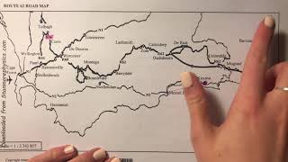 Maths Lit  Paper 1 Nov 2020 Q41  direction amp map interpretation [upl. by Falk969]