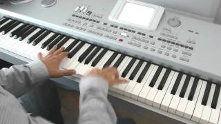 How to Piano quotAlegriaquot Playing Way in Slow Tempo [upl. by Menashem155]