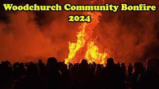 Woodchurch Community Bonfire and Fireworks 2024 [upl. by Hnao364]