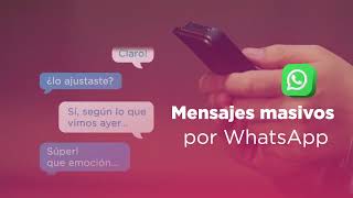 Envía mensajes masivos por WhatsApp desde Hibot [upl. by Nnayd370]