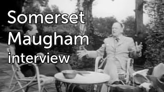 Somerset Maugham interview 1955 [upl. by Delphine]