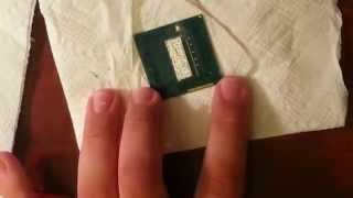 Intel i7 4770k Haswell Delidding BeforeAfter Temps Razor method [upl. by Ycak542]