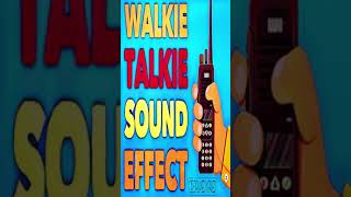 Walkie Talkie Sound Effect  Live Police Car Radio Chatter Sounds shorts [upl. by Kinsley]