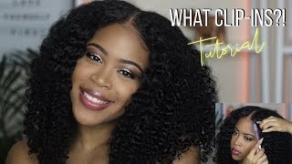 quotWHAT CLIPINSquot Natural Hair Tutorial  Detailed Tutorial for a Flawless ClipIn Installation [upl. by Jeffers]