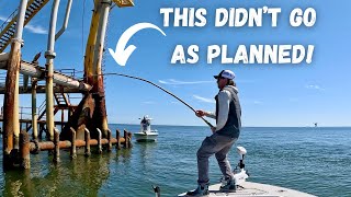 Cane Pole Fishing These Offshore Rigs Ends Badly [upl. by Dove]