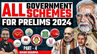 All Government Schemes for UPSC Prelims 2024  Part 4  Ministry of Agriculture amp Social Justice [upl. by Owiat826]