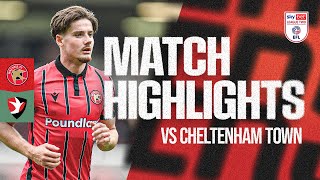 Walsall v Cheltenham Town highlights [upl. by Llabmik]