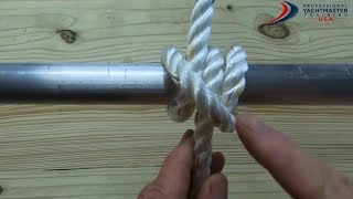 How to Tie a Rolling Hitch Tutorial  Professional Yacht Training [upl. by Pastelki]