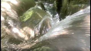 Vortex dans un ruisseau de montagne  Vortex in a mountain river Biodynamizer [upl. by Suiradel]