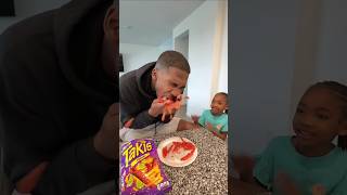 Dad thought daughter wanted his Takis takis mukbang food foodie [upl. by Whale]