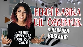 DİL ÖĞRENMEYE NEREDEN BAŞLANIR  Kendi Başına Dil Öğrenmek [upl. by Nnylanna350]