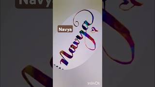 Navyahandwritting handwrite calligraphy [upl. by Pet39]