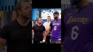 David Blaine does Magic Trick to Lebron James and the Lakers lebronjames davidblaine [upl. by Latimore452]