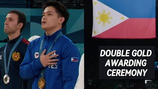 CARLOS YULO AWARDING CEREMONY DOUBLE GOLD [upl. by Okier]