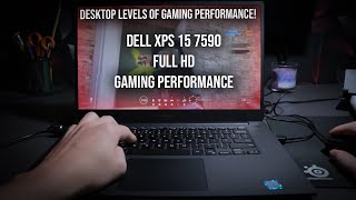 Dell XPS 15 7590 Gaming Performance  Desktop Gaming In A 18 Kilo Package [upl. by Justin]