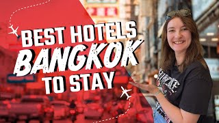 Top 5 MustTry Hotels in Bangkok for FirstTime Visitors 2024 [upl. by Sass613]