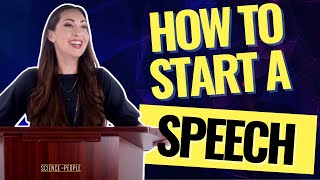 How to Start a Speech The Best and Worst Speech Openers [upl. by Aronael]