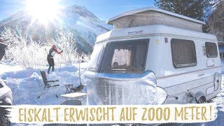 23 Grad Wintercamping im MiniWohnwagen  Geht das 🥶😊 [upl. by Loeb]