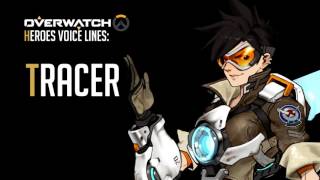 Overwatch  Tracer Voice Lines  OLD VERSION [upl. by Moreland712]