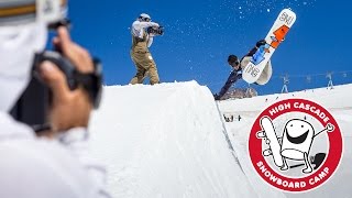 Session 2 Recap  High Cascade Snowboard Camp 2016 [upl. by Materi]