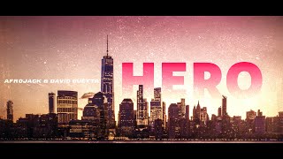 Afrojack amp David Guetta  Hero Official Lyric Video [upl. by Thilde]