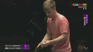 WTT Champions Macao 2024 Mens Singles  Round of 32 Truls MOREGARD vs Shunsuke TOGAMI part 2 [upl. by Nidla]