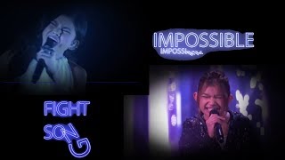 Angelica Hale and Marlisa Punzalan quotFight Songquot and quotImpossiblequot [upl. by Yesnil229]