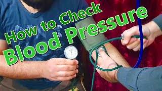 How to Check Blood Pressure Manually  Aneroid Sphygmomanometer BP Apparatus [upl. by Ynos]