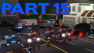 ROBLOX Vancouver Police Patrol Part 15  Full City Lockdown [upl. by Ynelram]