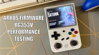 RG353V  ARKOS Firmware  Performance Testing [upl. by Zurkow]