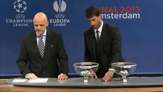 Sorteo Semifinales Champions League 201213 HD [upl. by Ennaxor800]