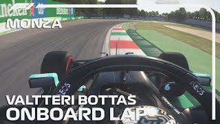 F1 2020 W11 Valtteri Bottas Onboard Lap Around Monza  Assetto Corsa [upl. by Gerstner]