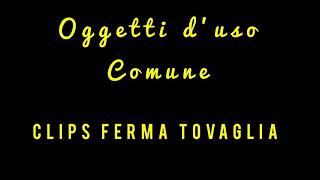 oggettid’usocomune CLIPS FERMA TOVAGLIA FAI DA TE [upl. by Nezah190]