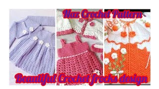 Sweetpea Crochet FrocksLittle Princess Dresses Crochet Jacket for boys and girls [upl. by Egin]