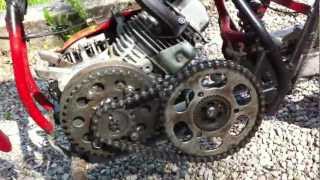 Homemade chopper with 55hp Honda GX160 engine [upl. by Ihc]