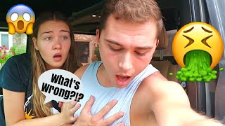 Getting CAR SICK Prank On GIRLFRIEND REVENGE [upl. by Buna]